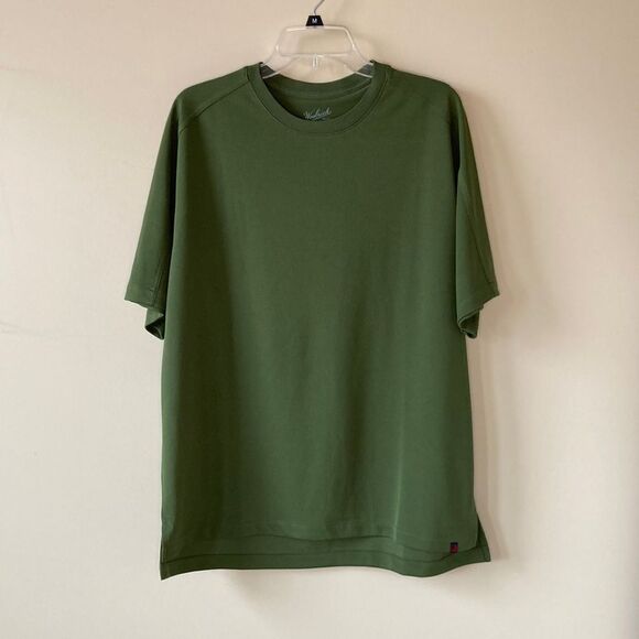 Woolrich Men's Short Sleeve Green Shirt Large - Picture 1 of 7